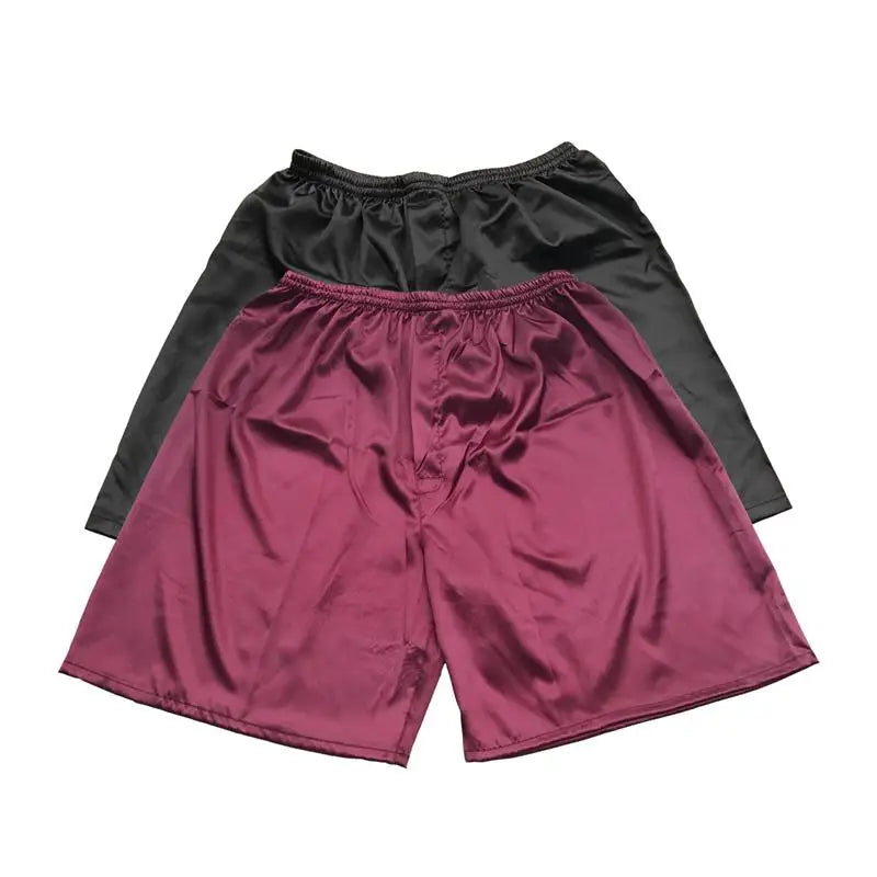 Tony&Candice 3pcs/Lot Men's Satin Silk Boxers men Bottoms