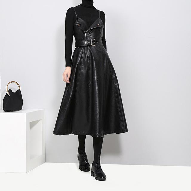 Musset Vegan Leather Dress