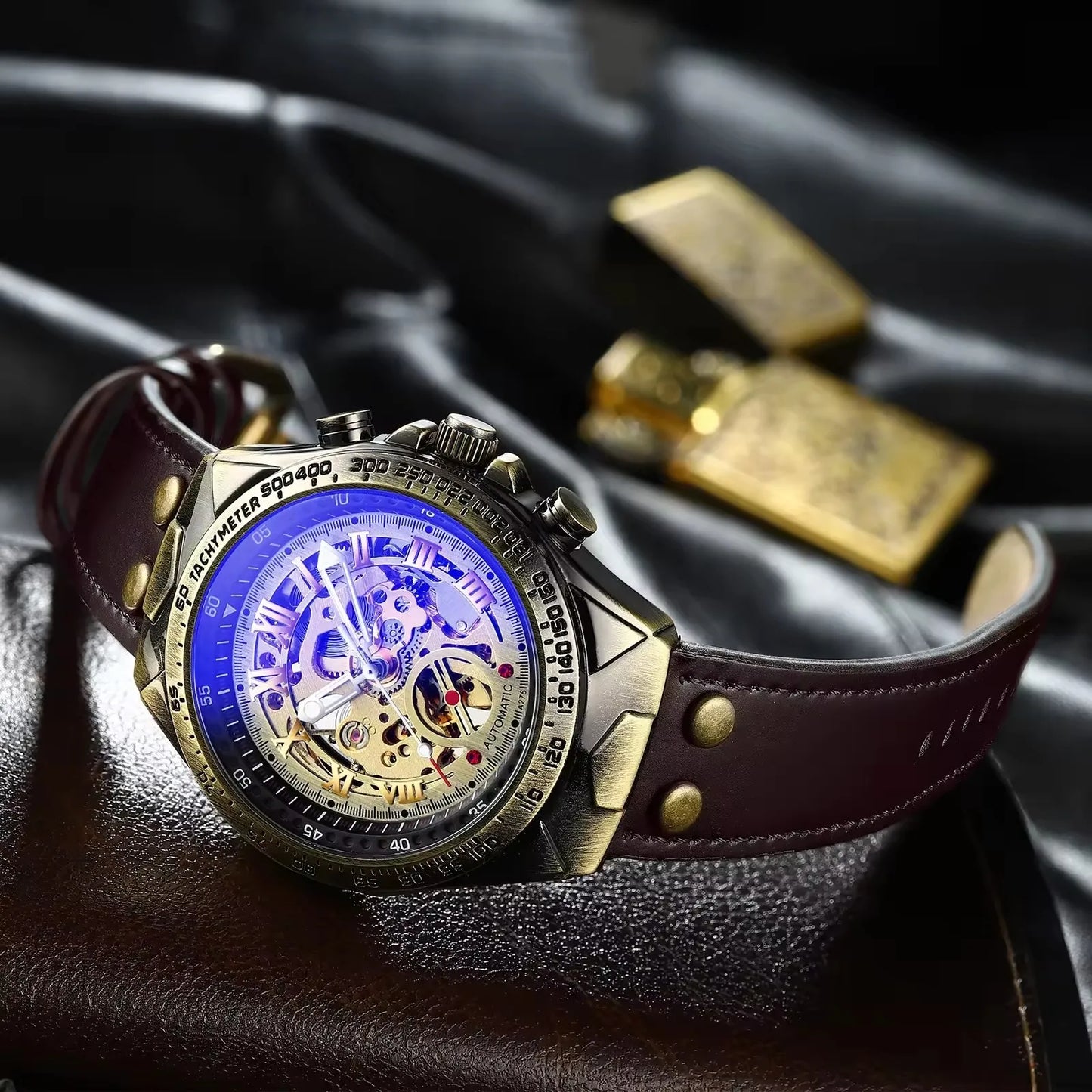 Waterproof Automatic Mechanical Business Men's Watch Autumn Watches for Men