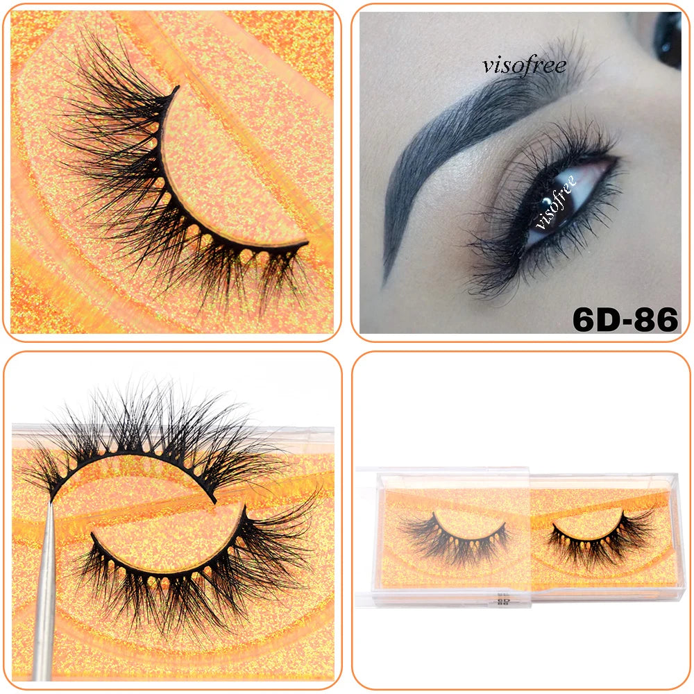 Mink Eyelashes Hand Made Crisscross False Eyelashes