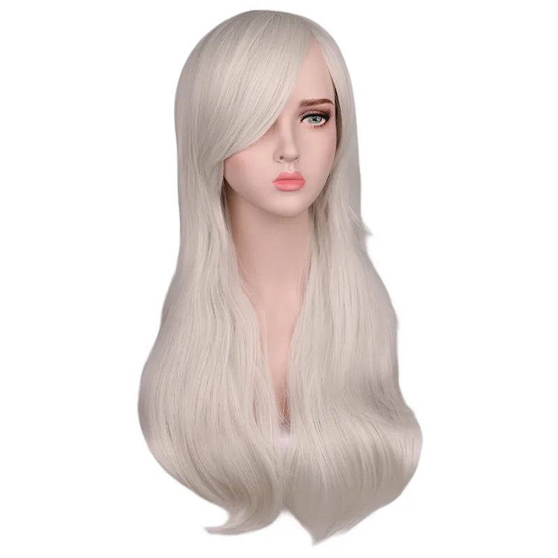 Women Long Wavy Wig Synthetic Hair Wigs