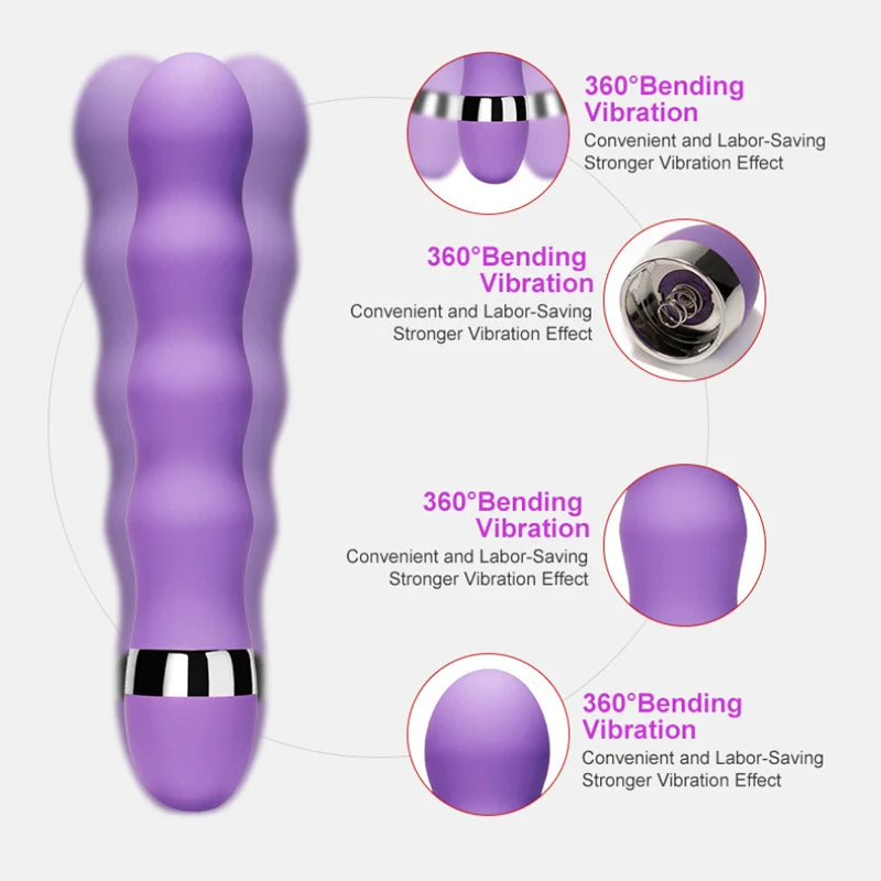 Multi-Speed G Spot Vagina Vibrator Clitoris Butt Plug