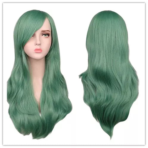 Women Long Wavy Wig Synthetic Hair Wigs