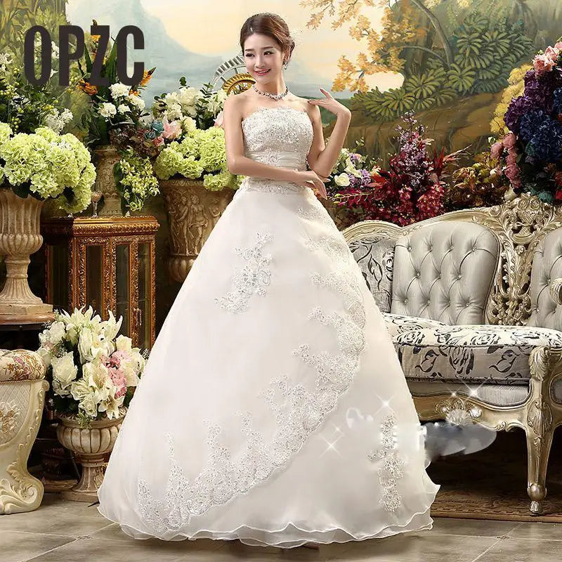 Princess Lace  Vintage Plus Size Wedding Dresses Bridal Gowns Vestido De Noiva