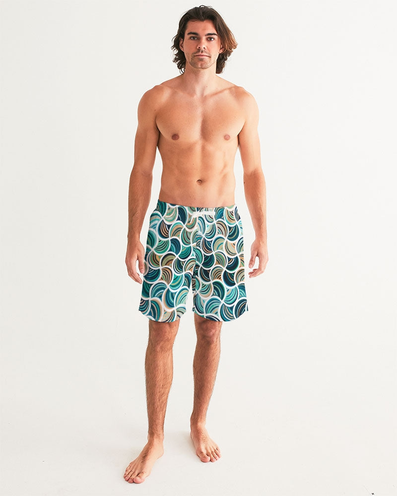 Mosaic 7" Classic Men Swim Trunk