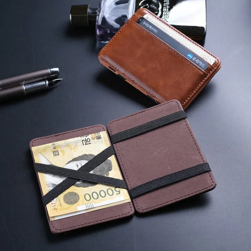 Wallets Fashion Small Men Money Clips Card Purse Thin Cash Holder