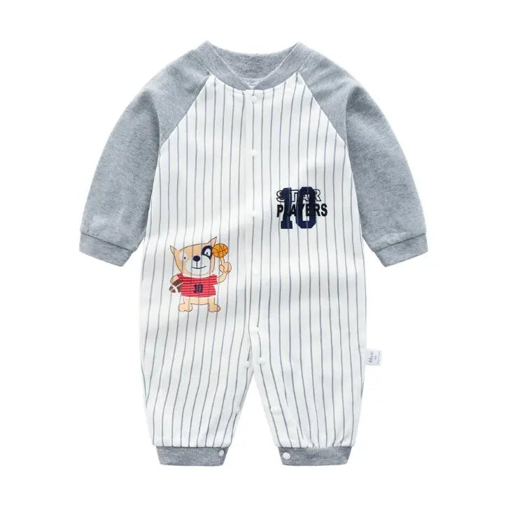 Newborn Unisex Jumpsuits Gentleman Autumn Long Sleeves Rompers