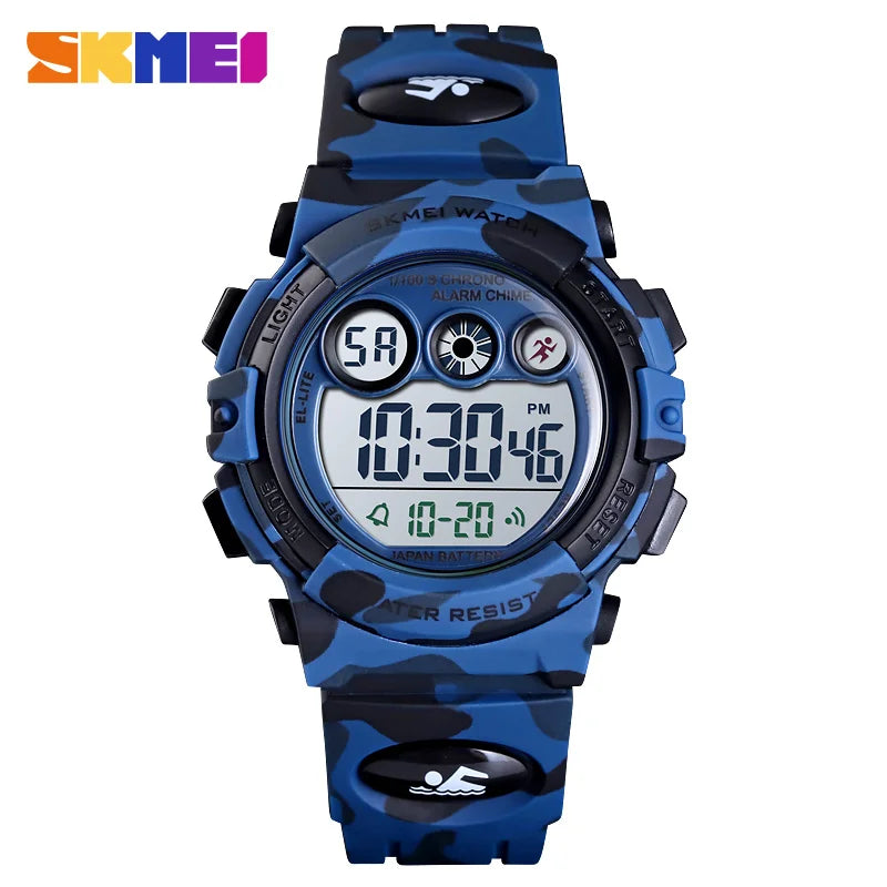 SKMEI Children LED Electronic Digital  waterproof Stop Watch