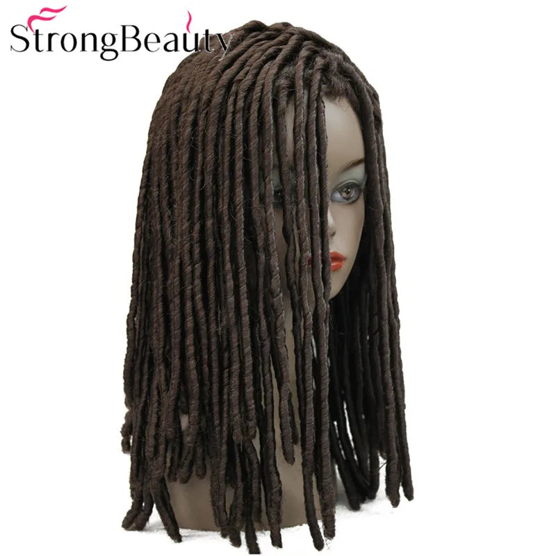 Synthetic Wigs Long Black Brown Gold Curly Rolls Hair Cosplay Costume Party Wig