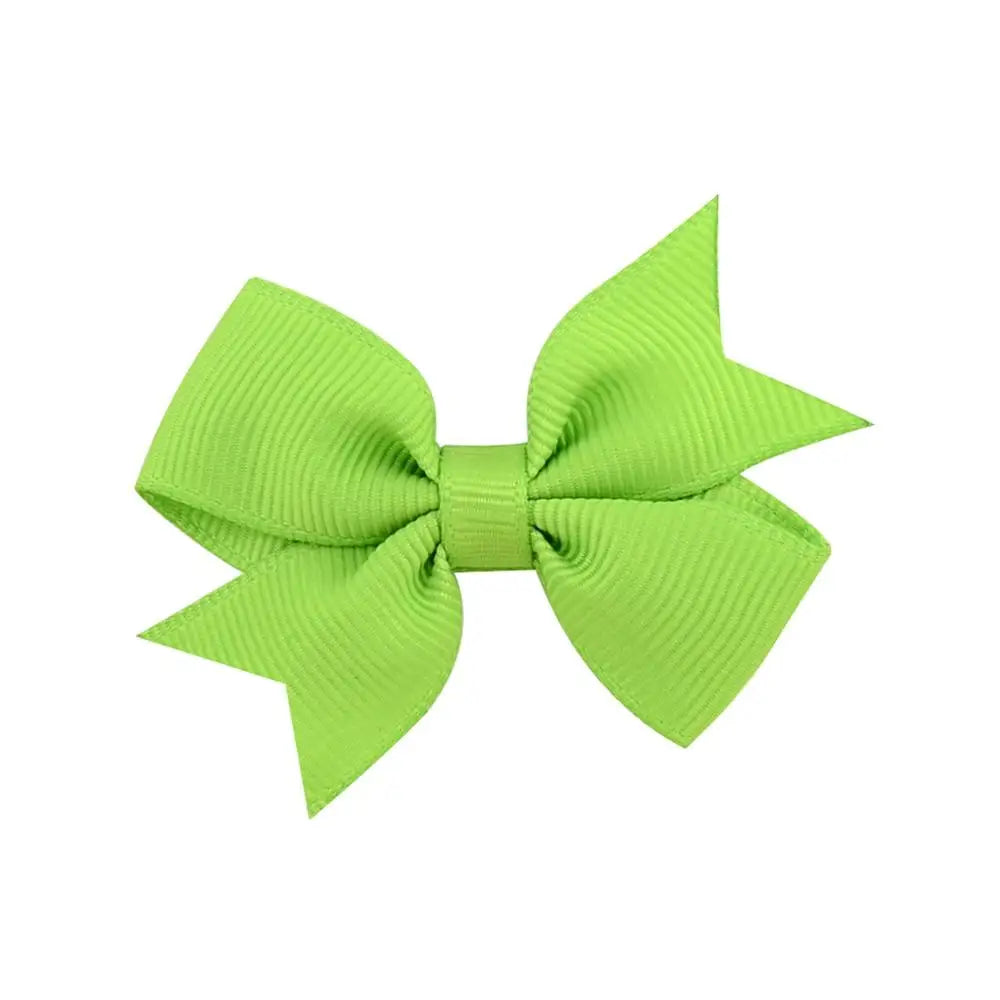 1 Pcs Tiny 2" Pinwheel Hair Bows Alligator Clips Hair Pin