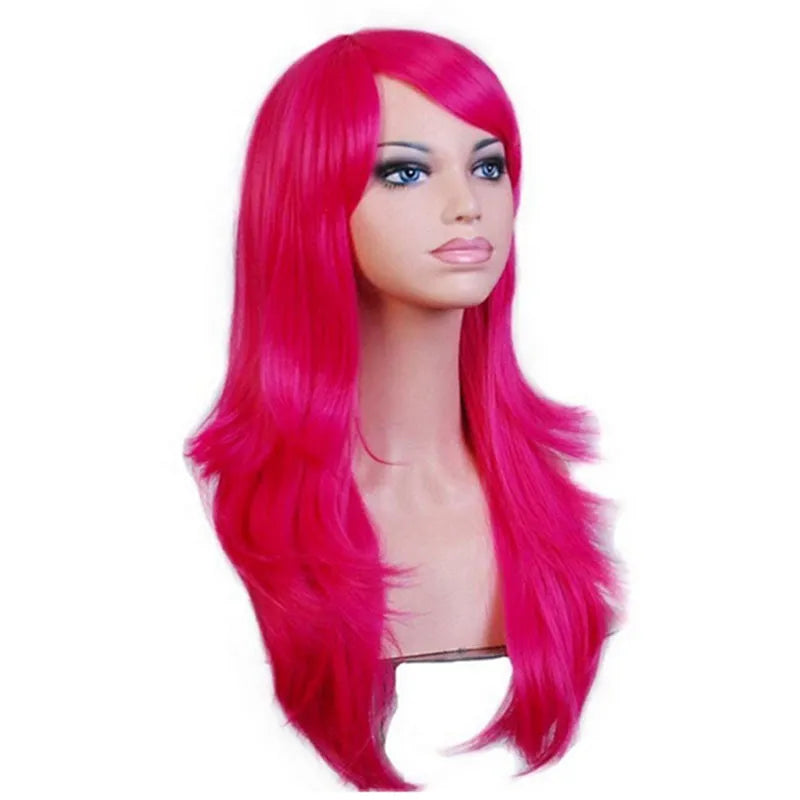 Women Long Wavy Wig Synthetic Hair Wigs