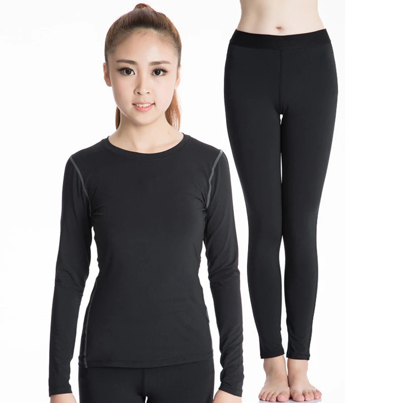 Thermal Underwear Long Johns Second Skin Winter Female Thermo Underwear Sets