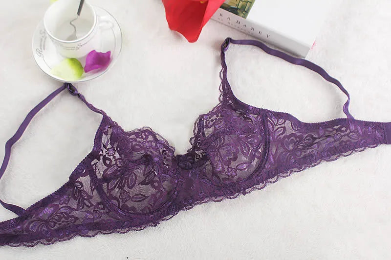 Women Sexy Push Up Bra Underwire Full Lace Brassiere Underwear Bras