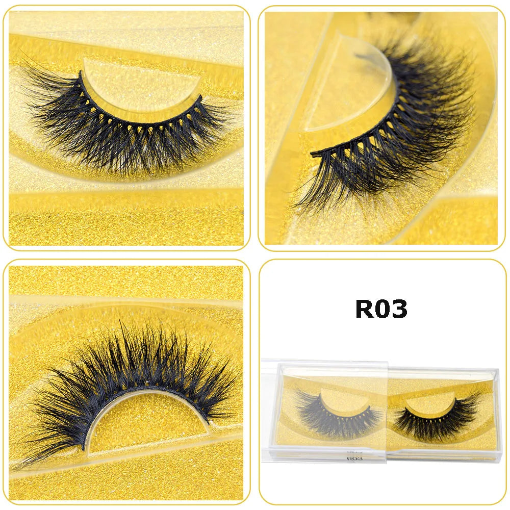 Mink Eyelashes Hand Made Crisscross False Eyelashes