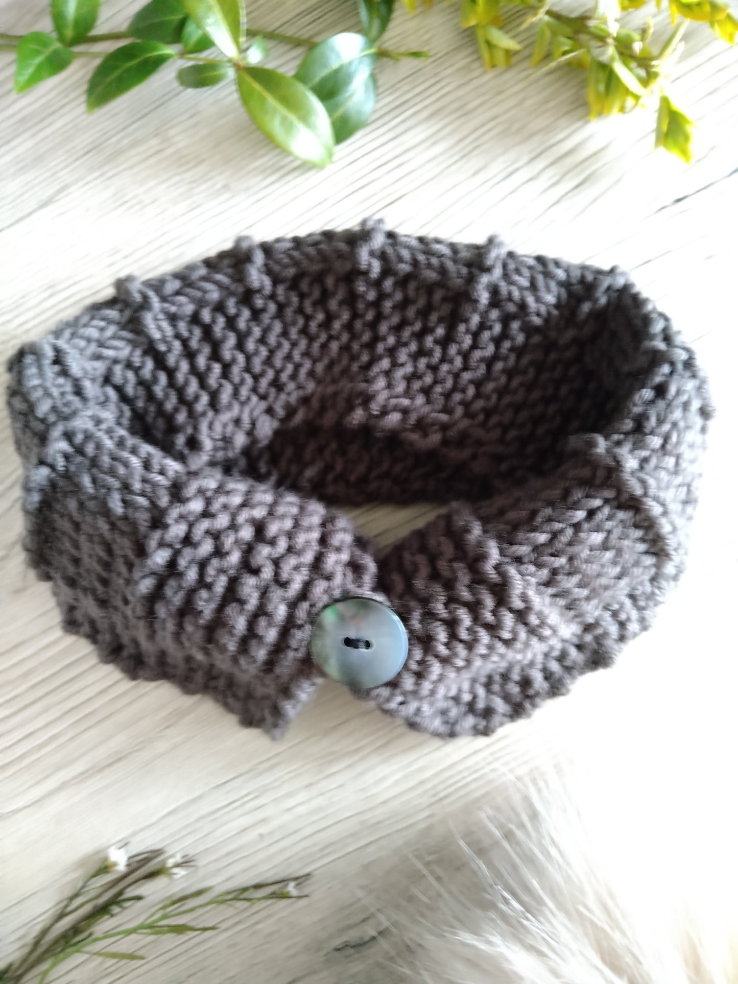 Mocca Knitted Scarf