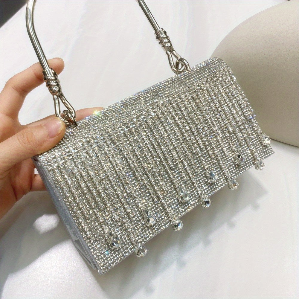 Rhinestone Designer Chain Bag Chic Star Diamond Party Evening Bag