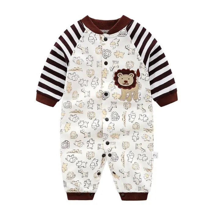 Newborn Unisex Jumpsuits Gentleman Autumn Long Sleeves Rompers