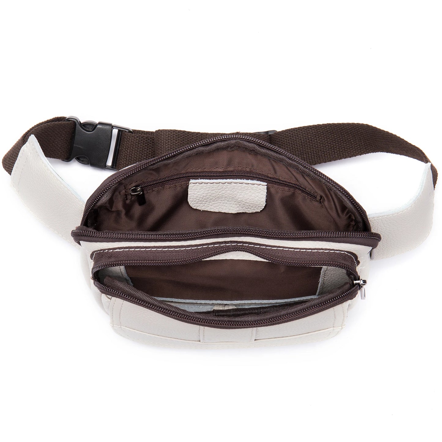 Men's Waist Bag Leather Male Fanny Pack Men's Belt Bag