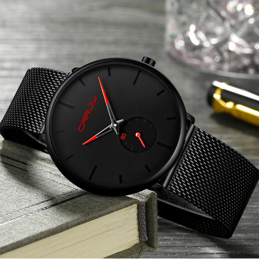 Unisex Ultra Thin Wristwatch Relojes Para Hombre