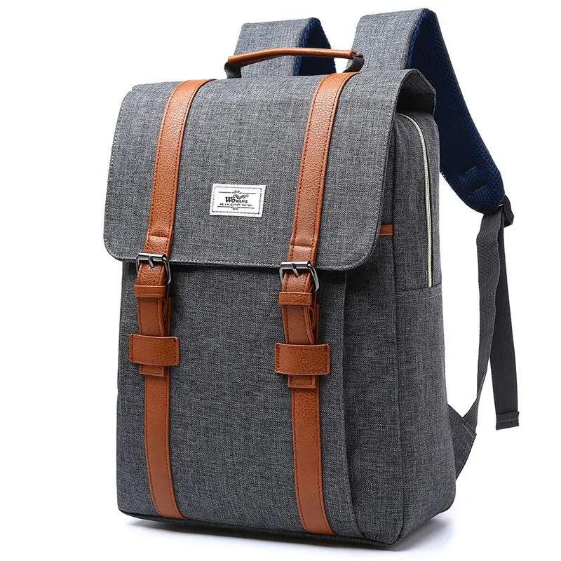 Vintage Unisex Canvas Backpacks School Bags Large Capacity Laptop Backpack