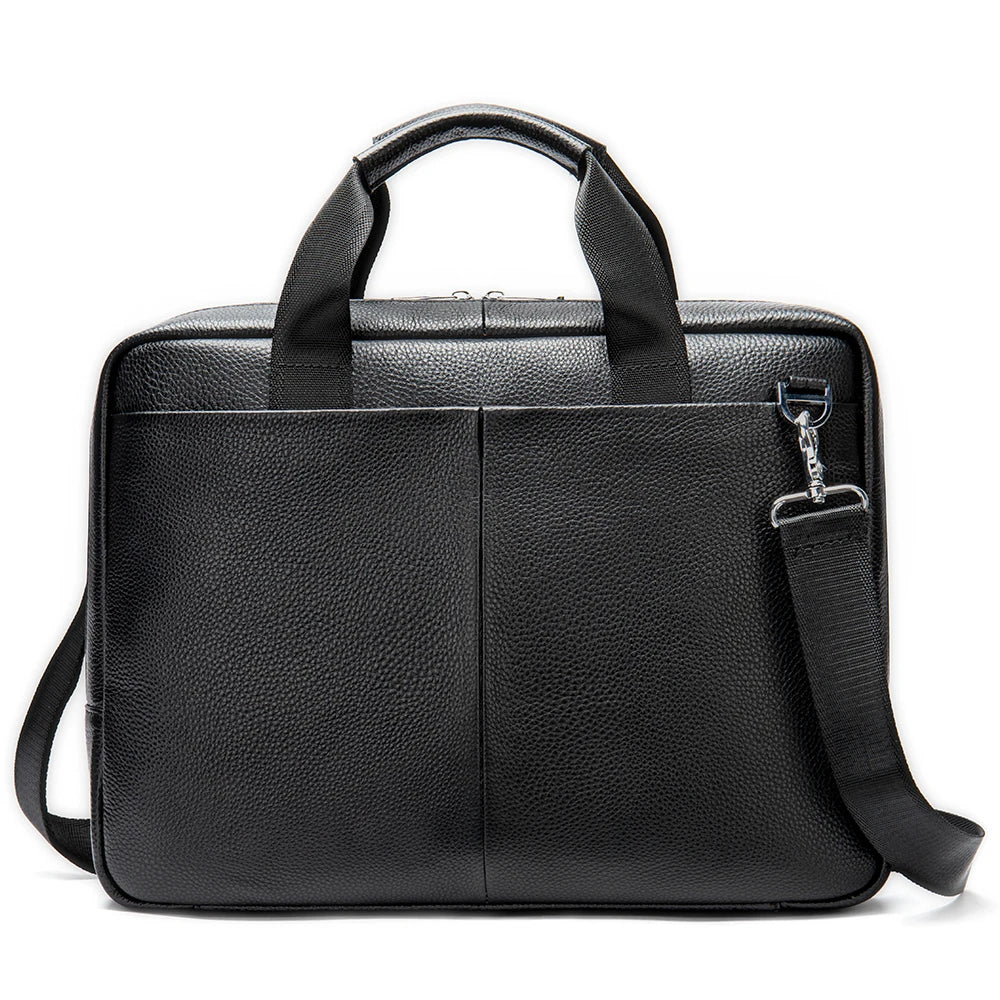 WESTAL Men's Briefcase Men's Bag Genuine Leather Laptop Bag