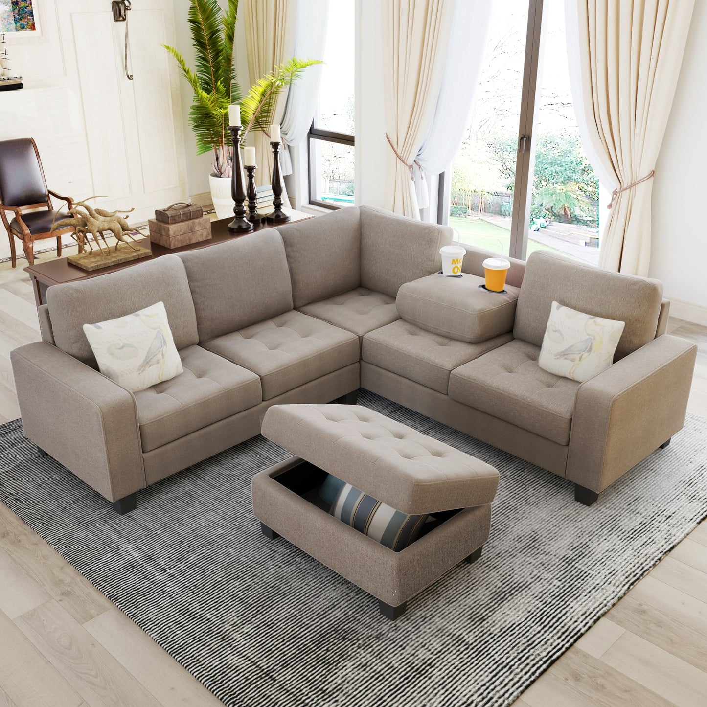 Sectional Corner Sofa L-Shape Couch