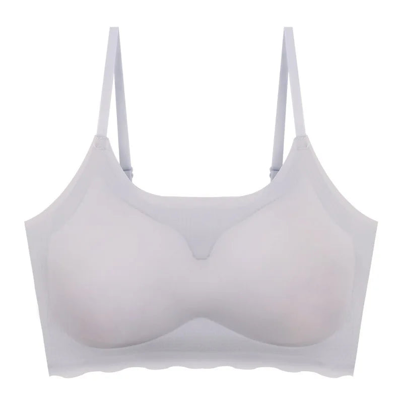 Sexy Women Bras Push Up Gather Bralette Seamless Bra Wire Free Vest Brassiere