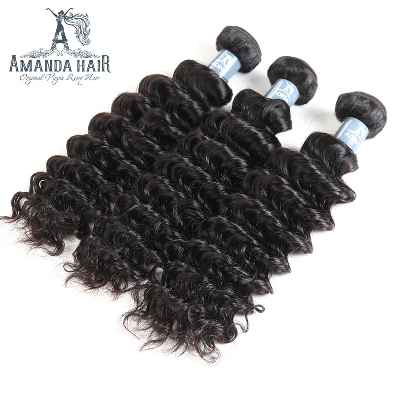 Wave Brazilian Virgin Hair Bundles Huamn Hair Weave Bundles