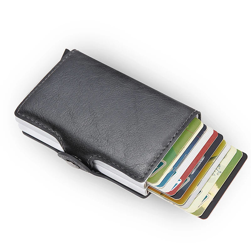 Wallet Men Money Bag Mini Purse leather Wallet Thin