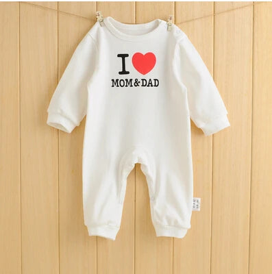 Tops Spring Autumn Clothes for Newborn Mother Baby Jumpsuit