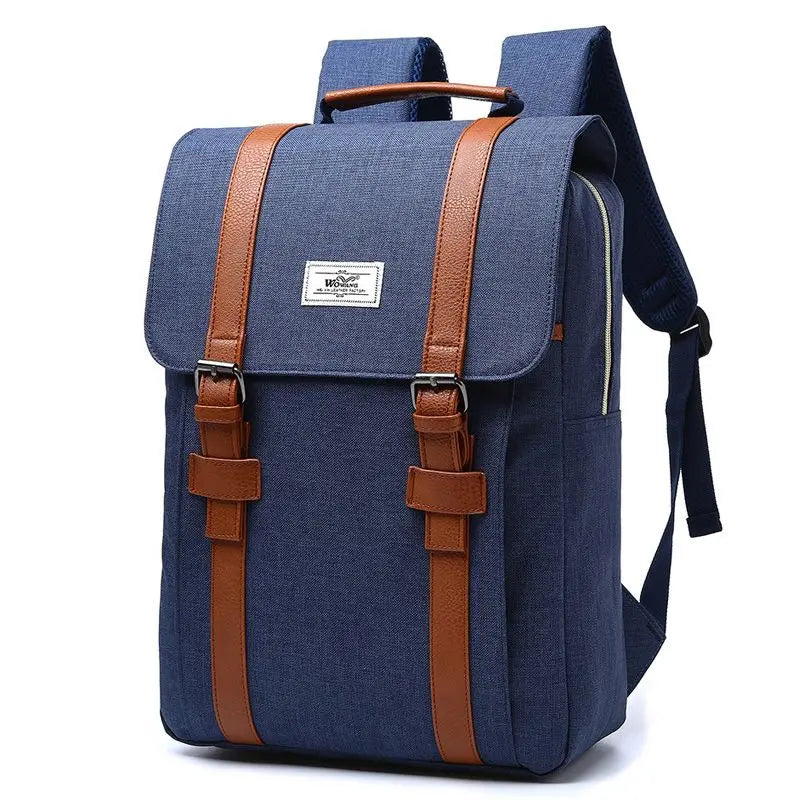 Vintage Unisex Canvas Backpacks School Bags Large Capacity Laptop Backpack