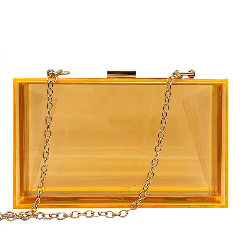 Transparent Acrylic Bags Clear Clutches Evening Bags