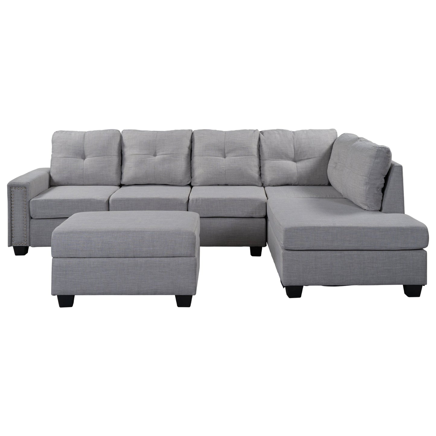 Reversible Sectional Sofa Space L Shaped