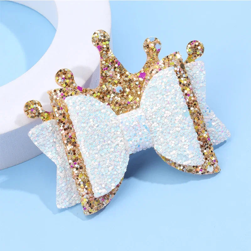 White Pearl Hair Bows With Hair Clips for Girls Hairpins Hair Accessories