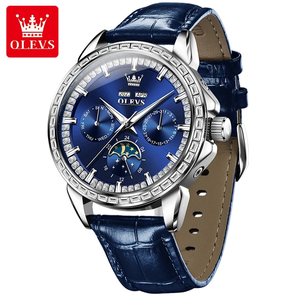 OLEVS 6695 Business Casual Mechanical Customized Watches for Men Waterproof