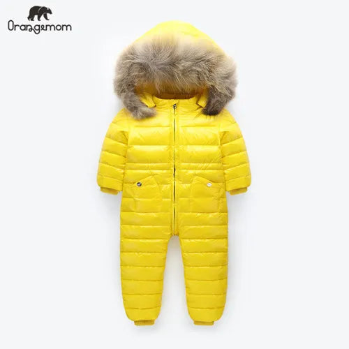 Russian Winter Children's Clothing Down Jacket Boys Outerwear