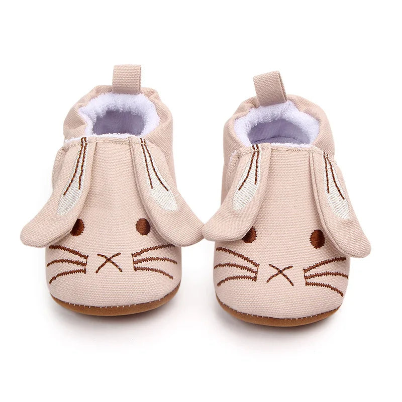 Toddler Newborn Baby Boys Girls Animal Crib Shoes Infant Cartoon Soft Sole Shoes