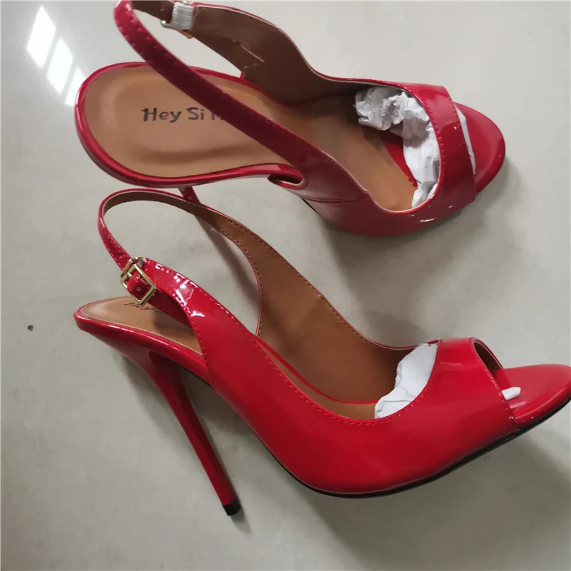 Peep Toe Summer Sandals Women Shoes Sexy Wedding Party Shoes Lady