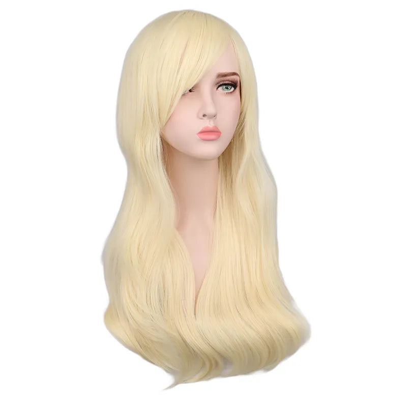 Women Long Wavy Wig Synthetic Hair Wigs