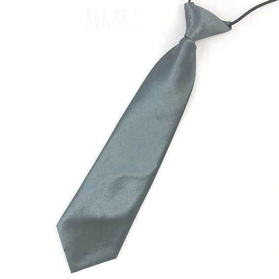 Solid Neck Tie Bow Ties Wear for Children Boys Girls