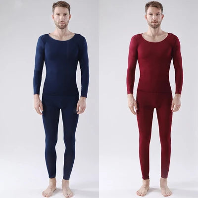 Queenral Long Johns Thermal Underwear Thermo Suit Ultra-Thin Winter Clothes