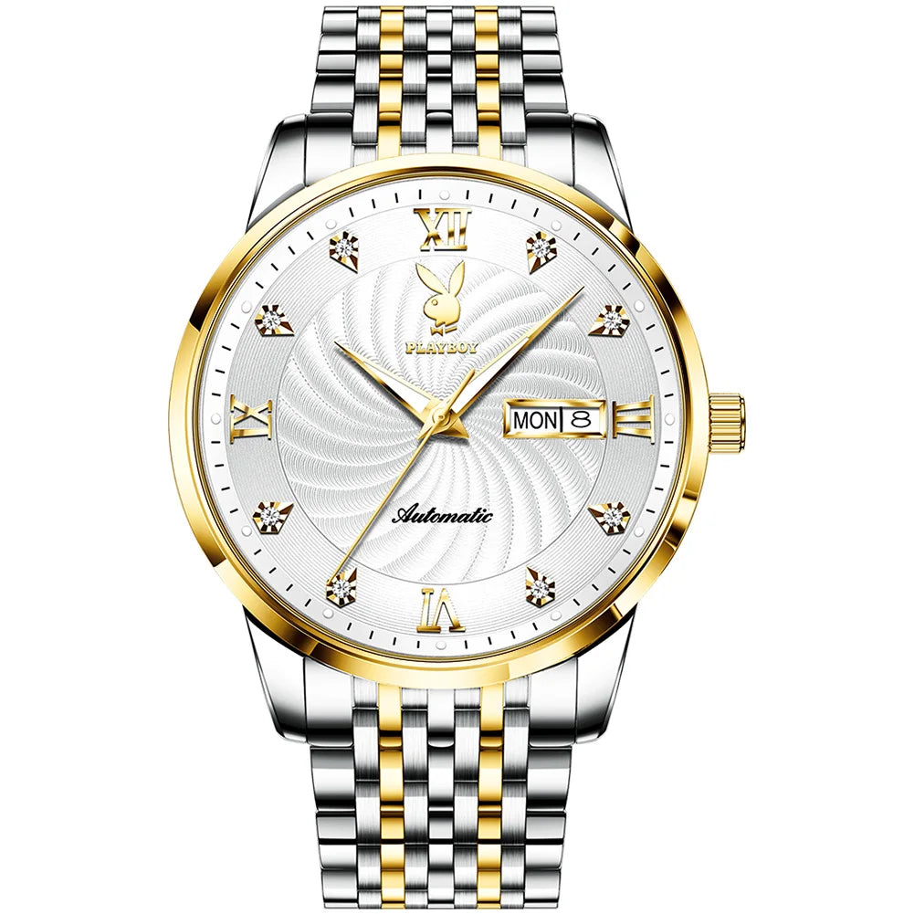 Stainless Steel  Watches Business Automatic Men Luxury`Mechanical Watches