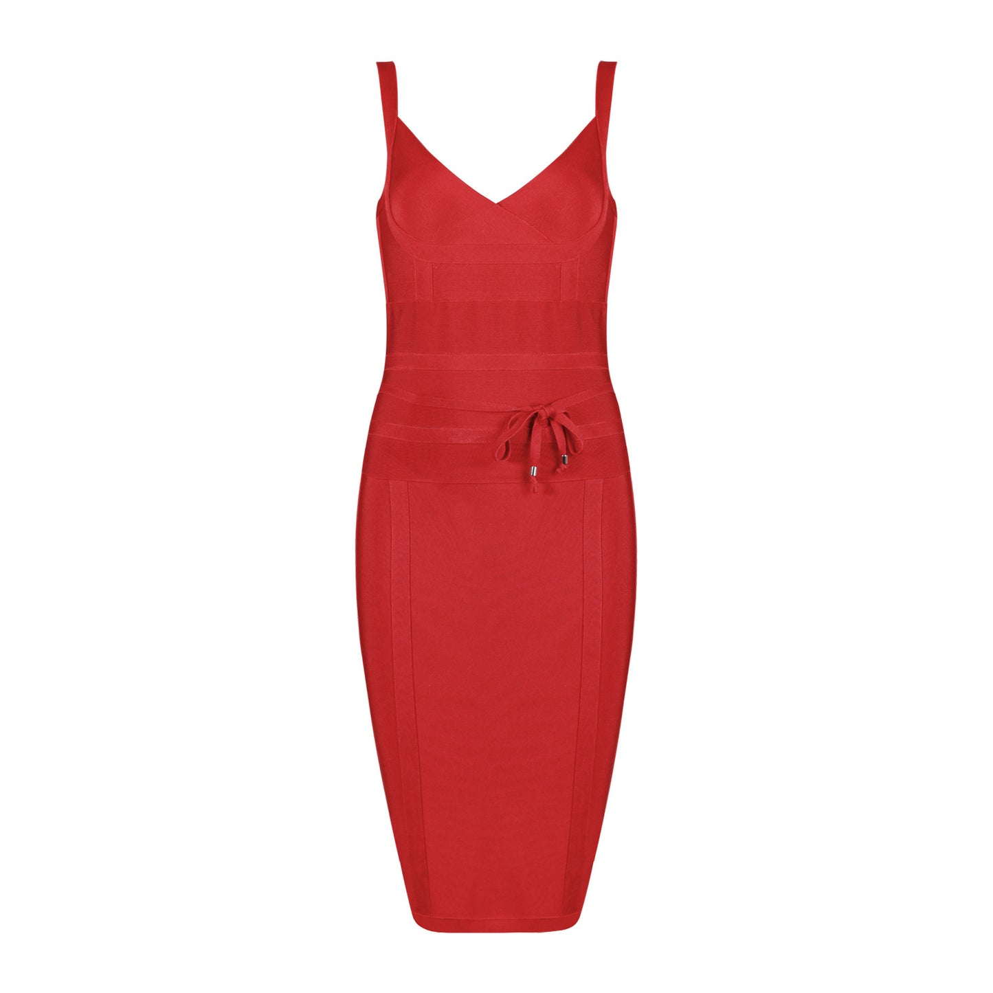 Sexy Sling V-Neck Dress High-End Bandage Dress Women's Clothing