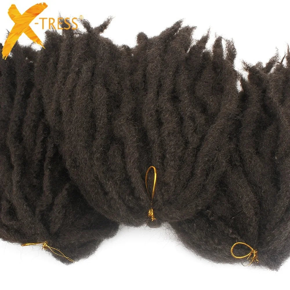 Synthetic Marley Crochet Braids Hair Natural Soft Afro Kinky