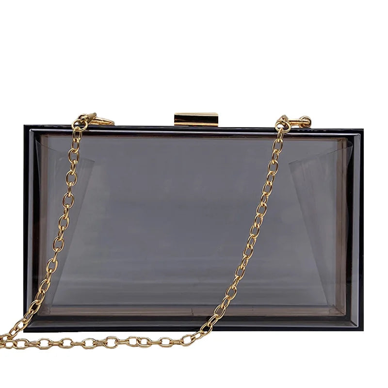 Transparent Acrylic Bags Clear Clutches Evening Bags