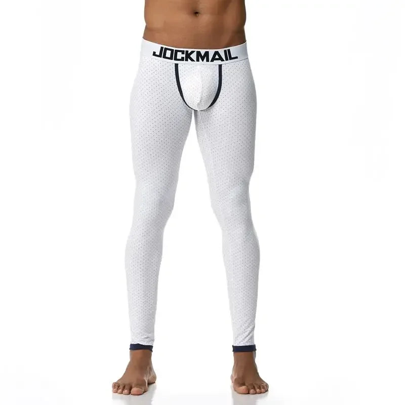 New Men Long Johns Cotton Thermal Underwear Pants