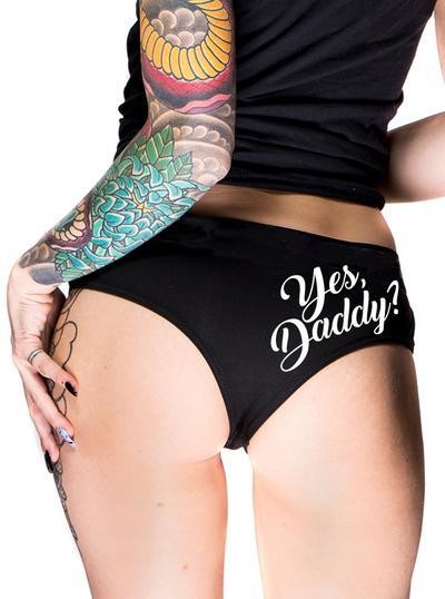 Woman's Pantys Slip Tanga Yes Daddy