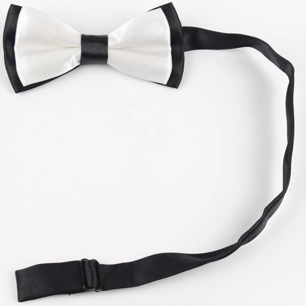 Polyester Y-Back Braces Two Colors Bow Tie Adjustable Elastic Kids