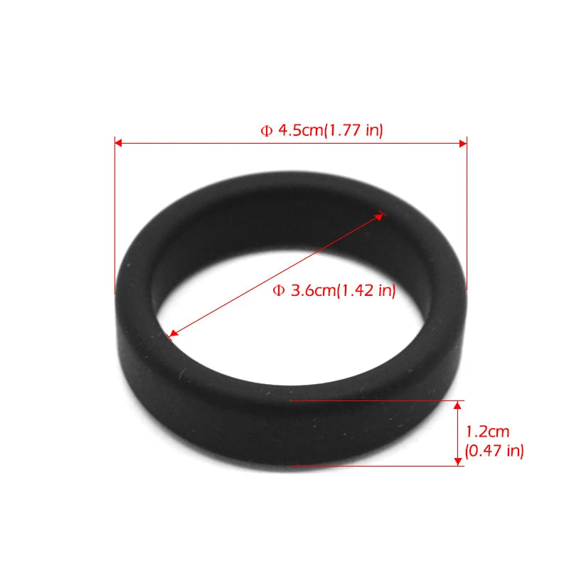 Silicone Penis Rings Wheel Cockring Adult Sex Products Toys for Men