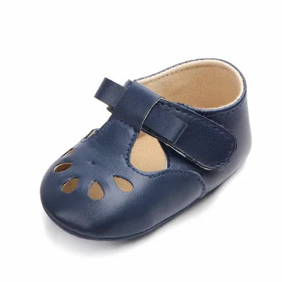 New Baby Girls First Step Shoes Baby Moccasins Soft Bottom Rubber Non-Slip Shoes